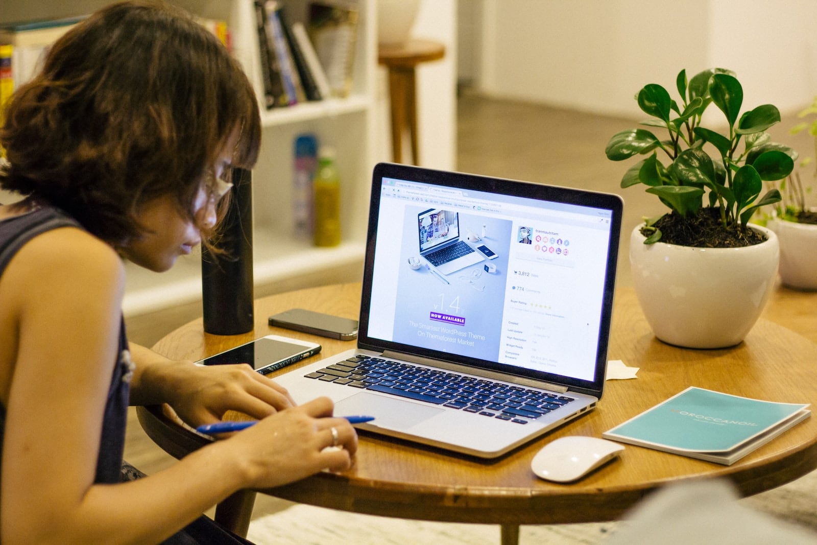 woman browsing on her laptop - why online business is important